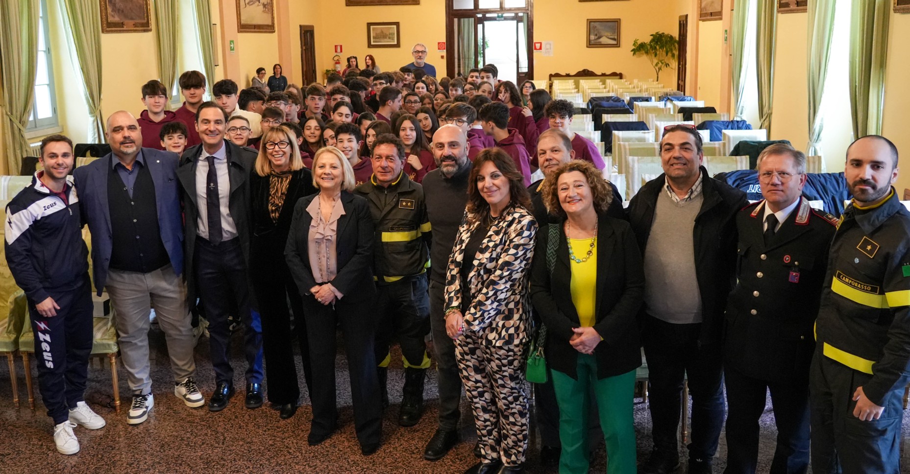 19 marzo 2024 – Alla presenza del Rettore Rossella Gianfagna, dell’Assessore allo Sport del Comune di Campobasso, del Presidente del CONI Molise, Vincenzo D’Angelo e di Andrea Zorzi, ex campione di volley,
